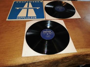 Kraftwerk Autobahn Doppelalbum 1974 Philips 6623057 Doppel-LP Deutsche Pressung VG+/VG+